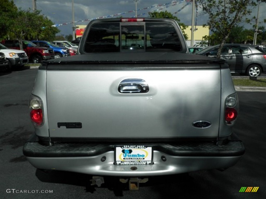 2003 F150 XLT SuperCab - Silver Metallic / Medium Graphite Grey photo #9