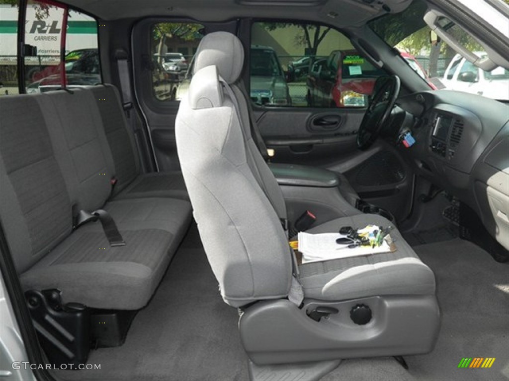 Medium Graphite Grey Interior 2003 Ford F150 XLT SuperCab Photo #63085070