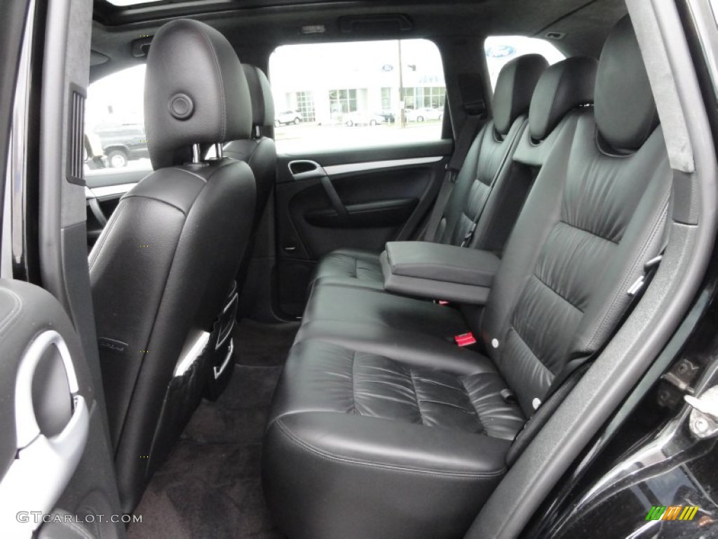 2008 Porsche Cayenne Turbo Rear Seat Photo #63085520