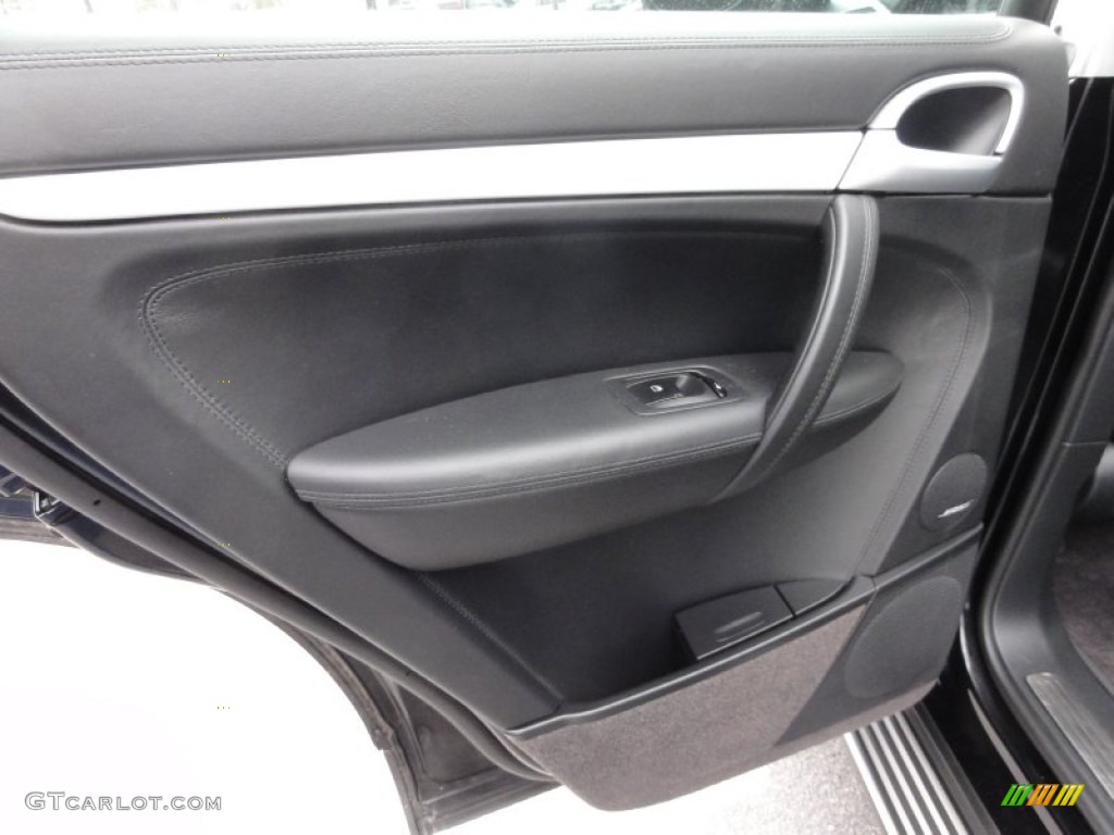 2008 Porsche Cayenne Turbo Black Door Panel Photo #63085529