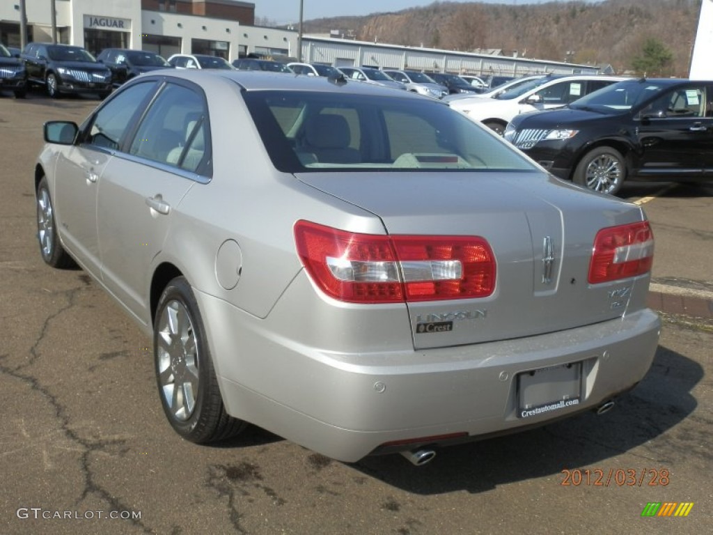 2008 MKZ AWD Sedan - Silver Birch Metallic / Light Stone photo #7