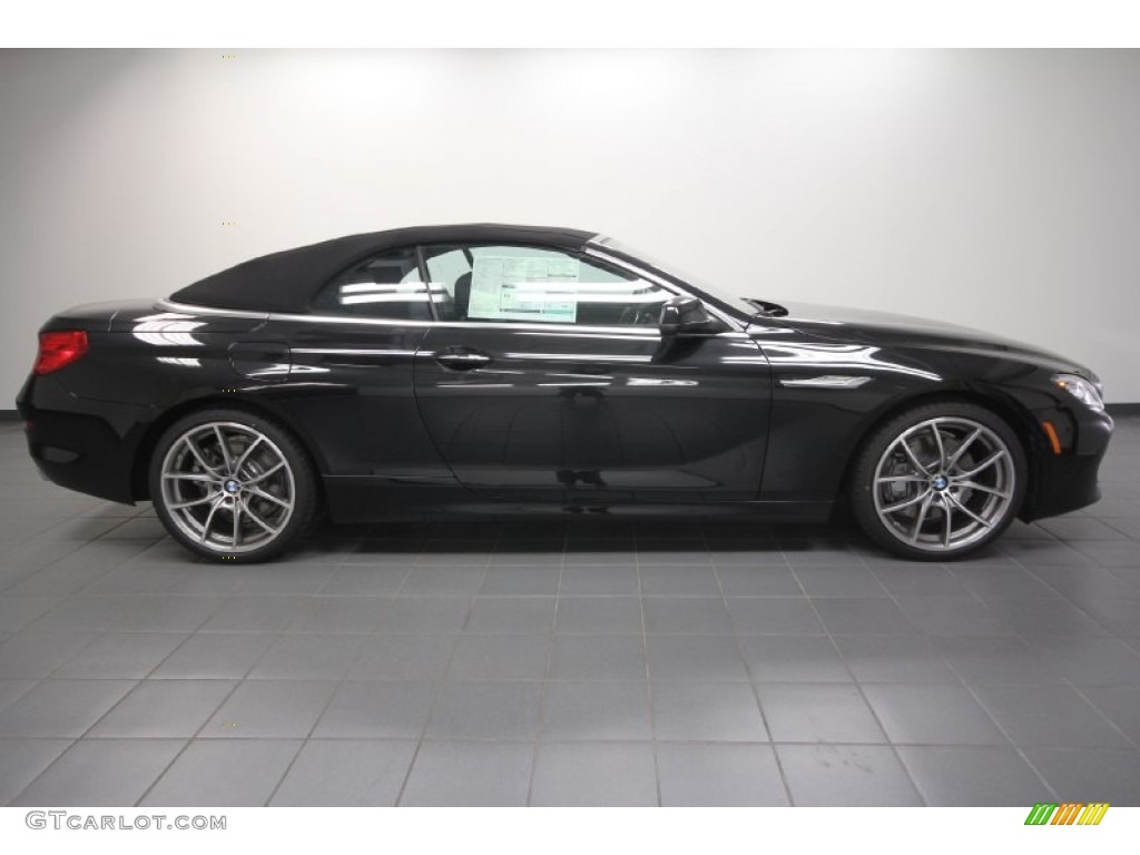 Black Sapphire Metallic 2012 BMW 6 Series 650i Convertible Exterior Photo #63086624