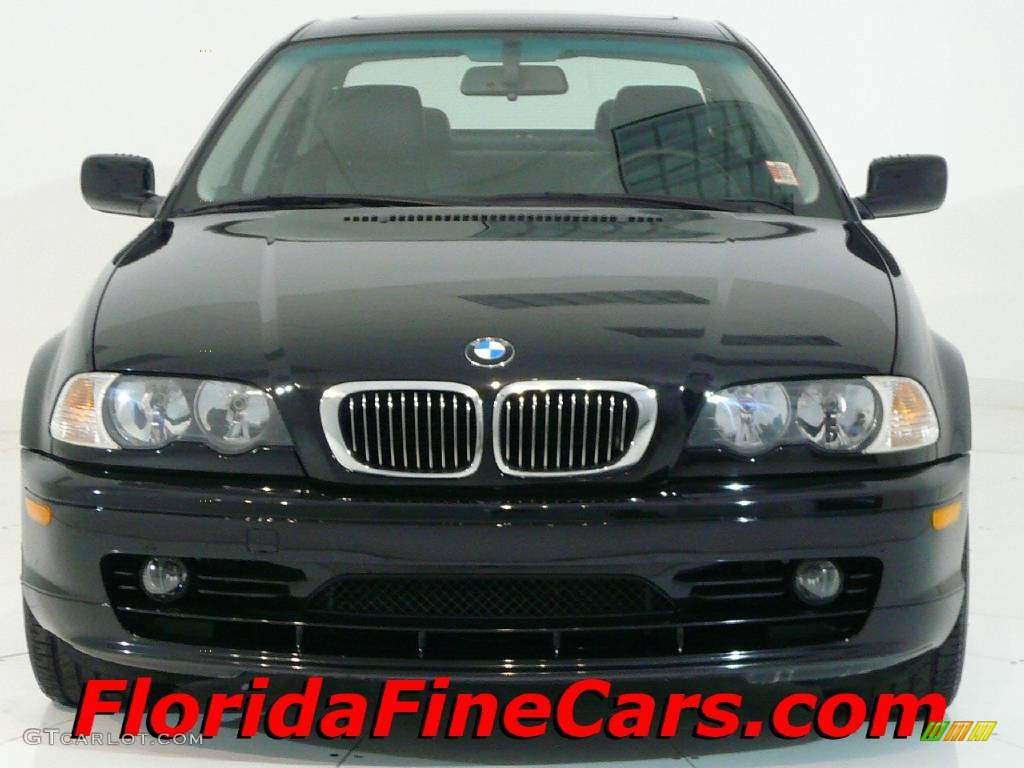 2003 3 Series 325i Coupe - Jet Black / Black photo #5