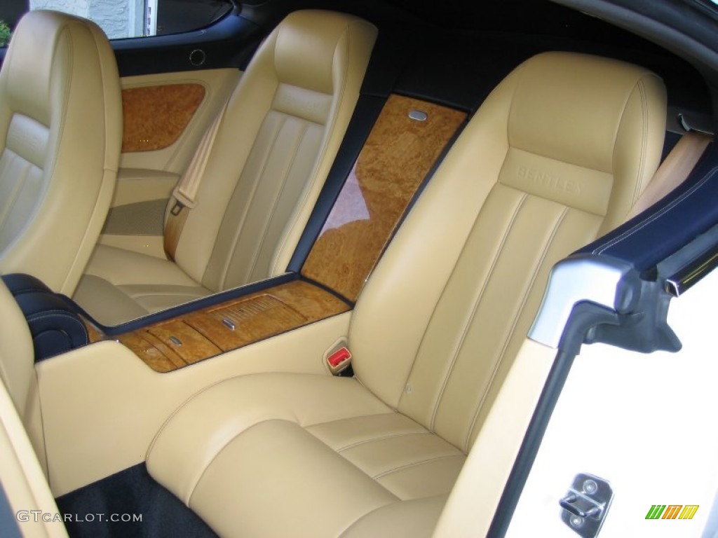 2009 Bentley Continental GT Standard Continental GT Model Rear Seat Photo #63086972