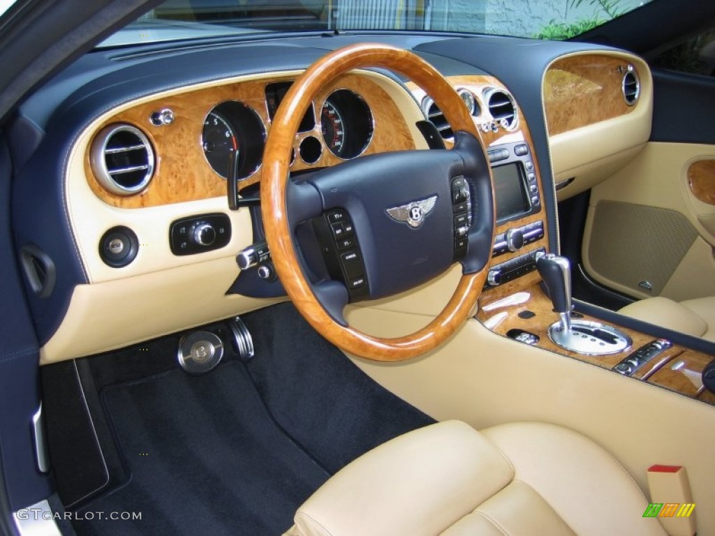 2009 Bentley Continental GT Standard Continental GT Model Saffron Dashboard Photo #63087026