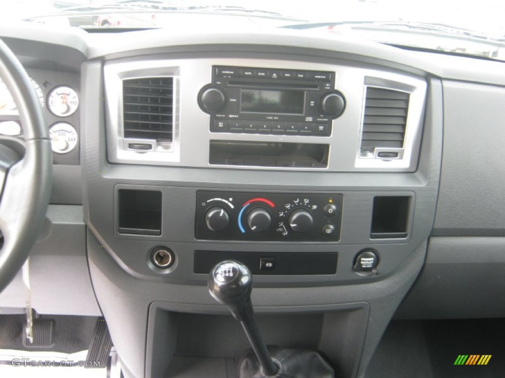 Medium Slate Gray Interior 2007 Dodge Ram 2500 SLT Mega Cab Photo #63087554