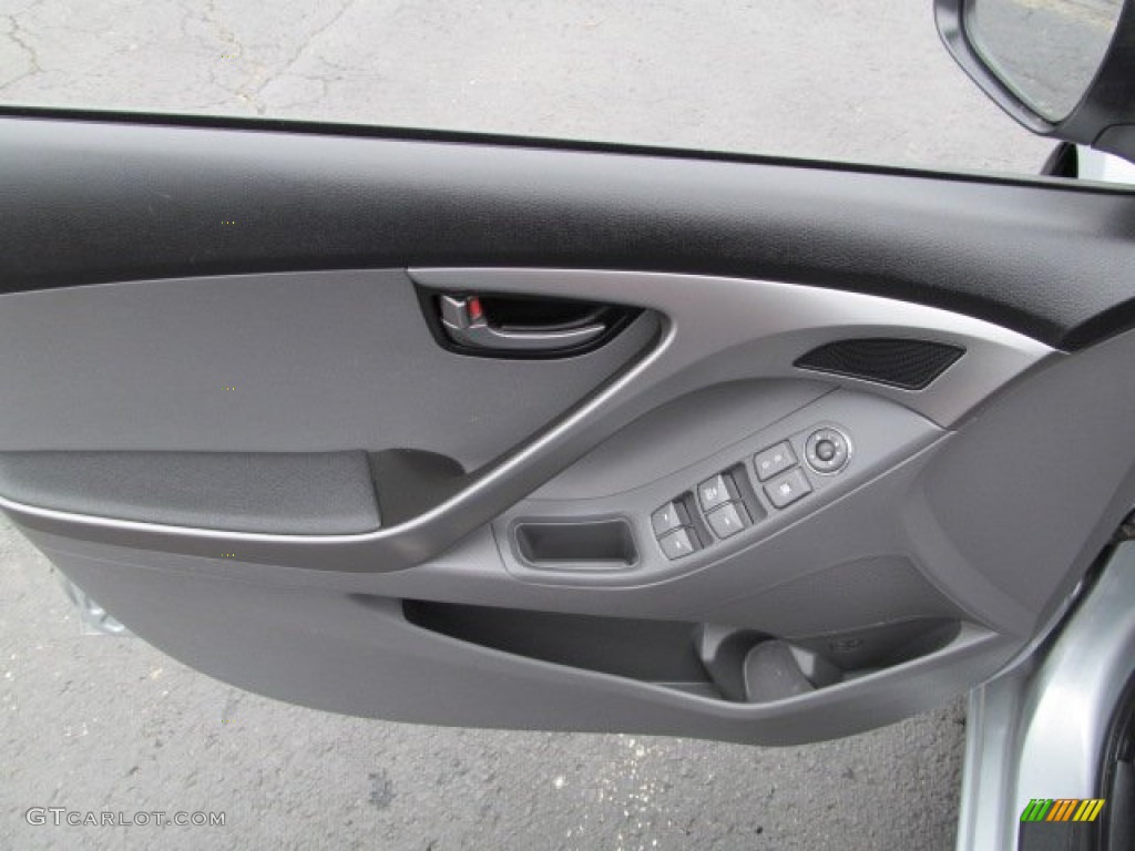 2011 Hyundai Elantra GLS Gray Door Panel Photo #63087752