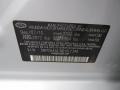 SM: Radiant Silver 2011 Hyundai Elantra GLS Color Code