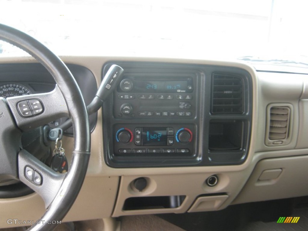 2003 Sierra 2500HD SLT Crew Cab 4x4 - Summit White / Neutral photo #9