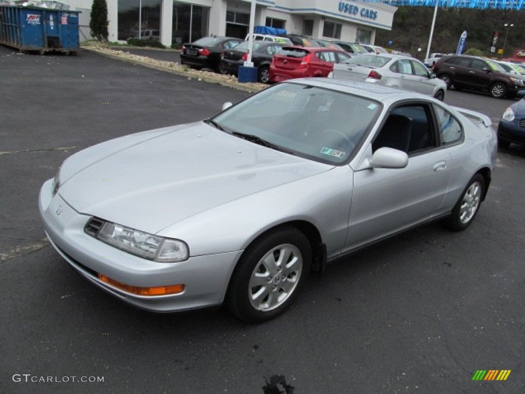 1993 Prelude Si - Sebring Silver Metallic / Blue photo #6