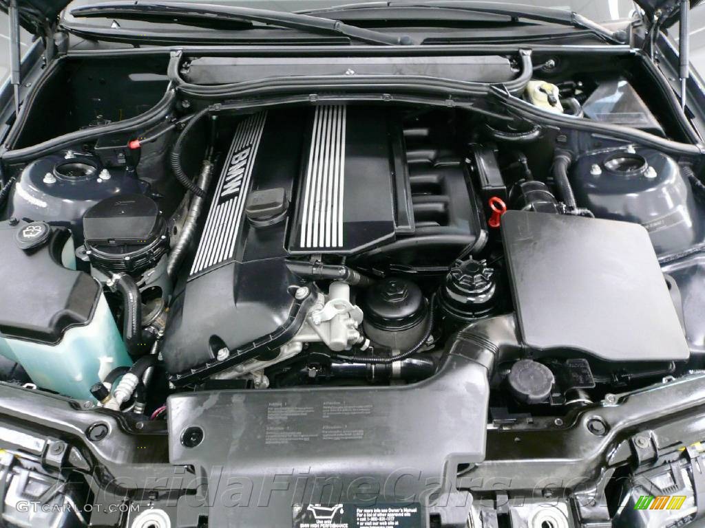 2003 3 Series 325i Coupe - Jet Black / Black photo #10