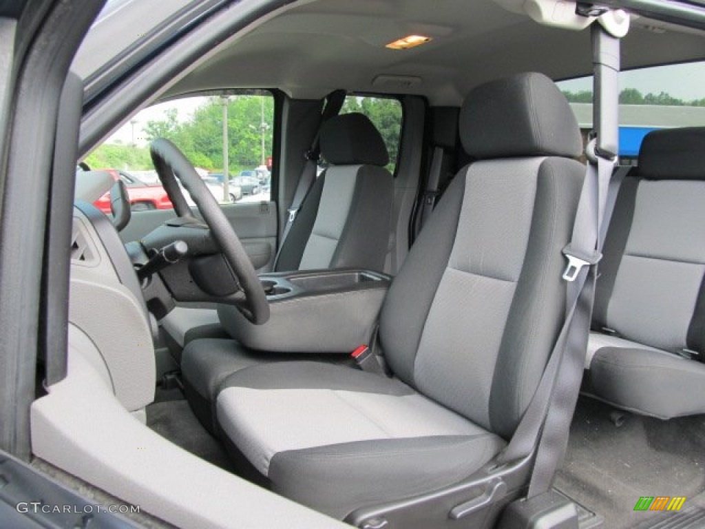 Dark Titanium Gray Interior 2007 Chevrolet Silverado 1500 LS Extended Cab 4x4 Photo #63089321