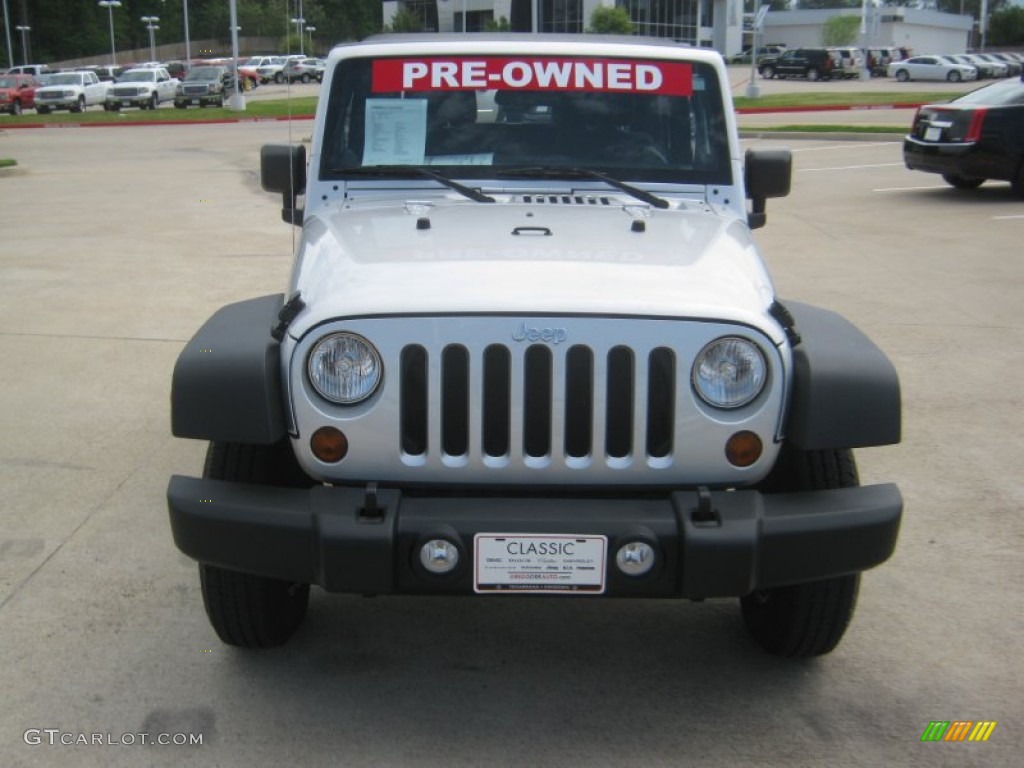 2012 Wrangler Sport 4x4 - Bright Silver Metallic / Black photo #8