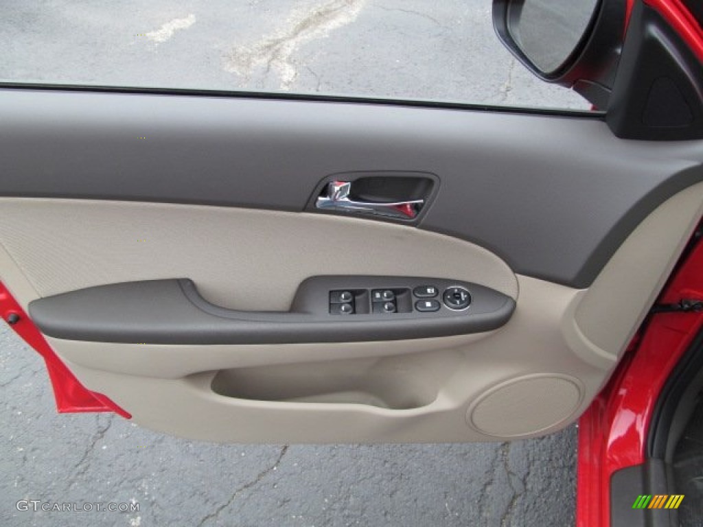 2012 Elantra GLS Touring - Chilipepper Red / Beige photo #8