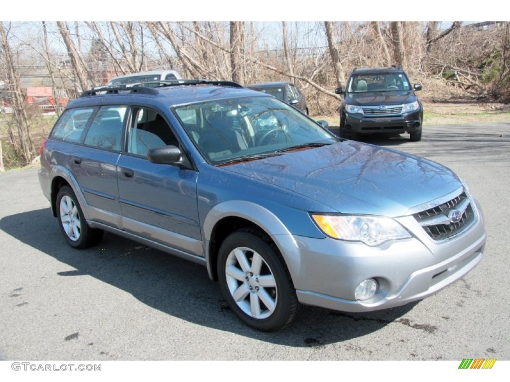 2009 Outback 2.5i Special Edition Wagon - Newport Blue Pearl / Off Black photo #3