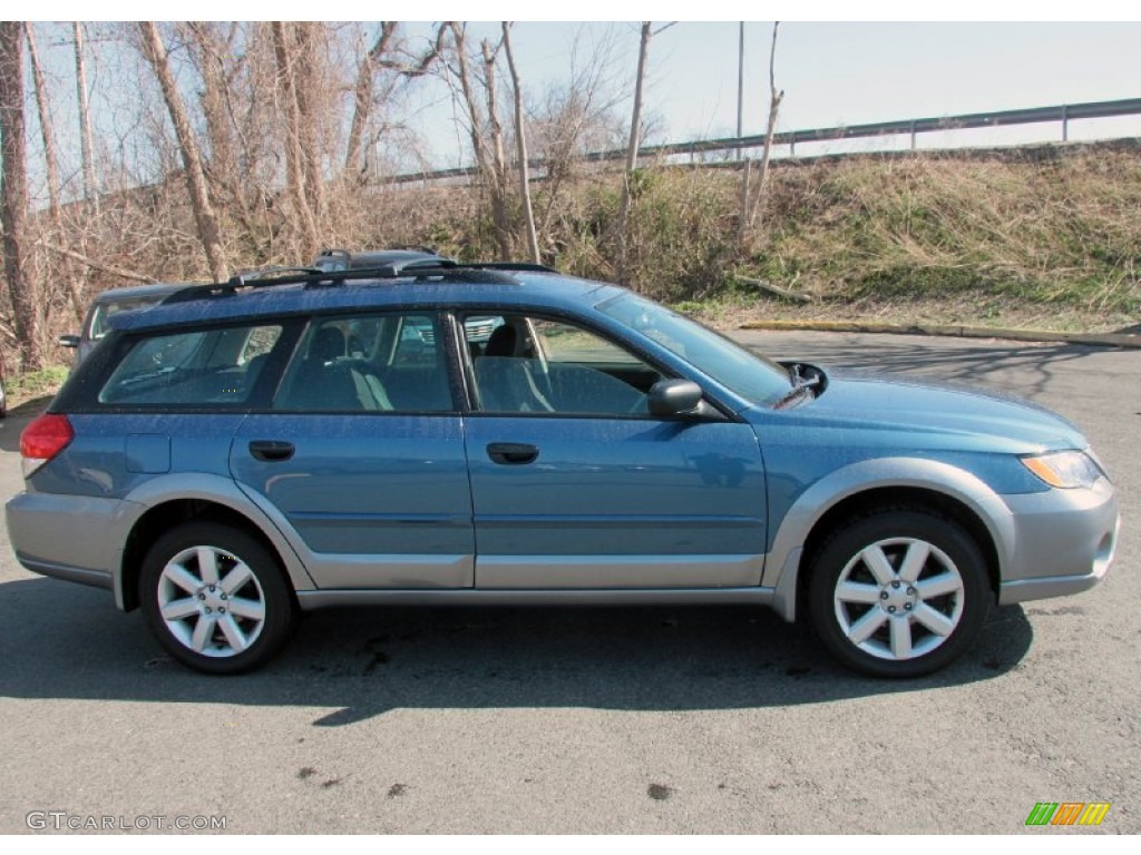2009 Outback 2.5i Special Edition Wagon - Newport Blue Pearl / Off Black photo #4
