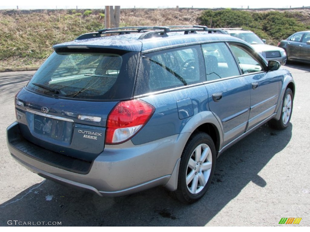 2009 Outback 2.5i Special Edition Wagon - Newport Blue Pearl / Off Black photo #6