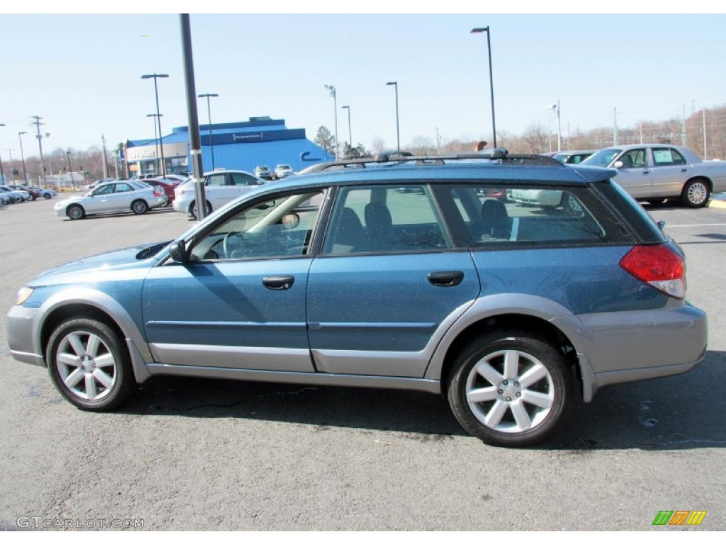 2009 Outback 2.5i Special Edition Wagon - Newport Blue Pearl / Off Black photo #13