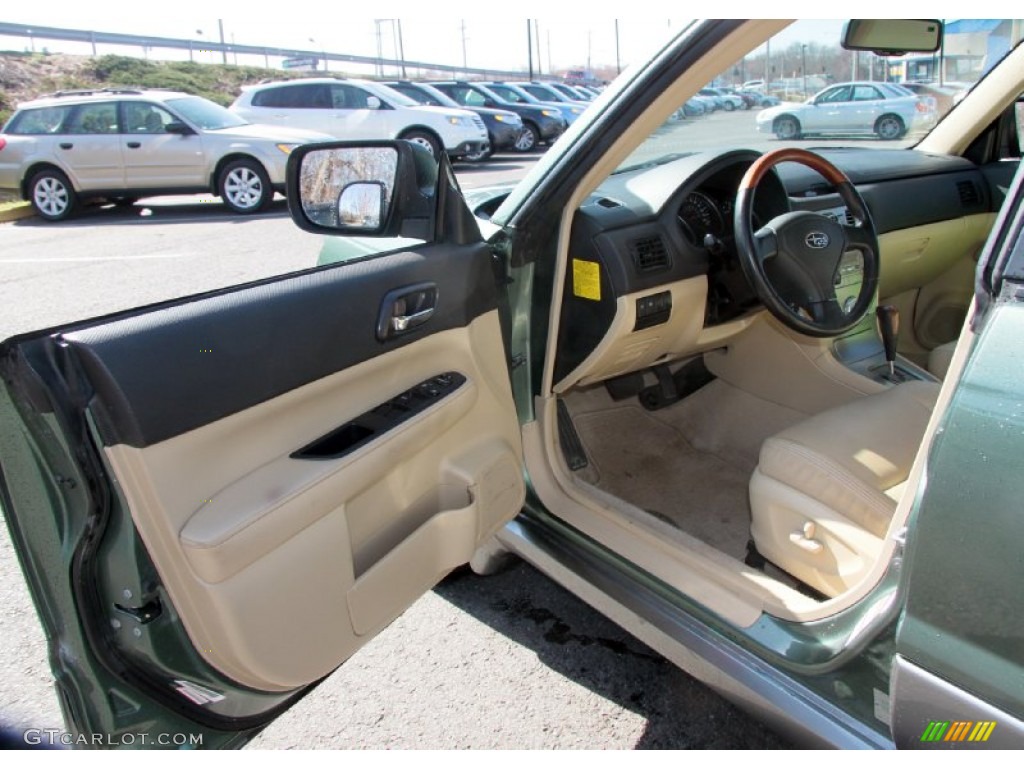 2007 Forester 2.5 X L.L.Bean Edition - Evergreen Metallic / Desert Beige photo #17