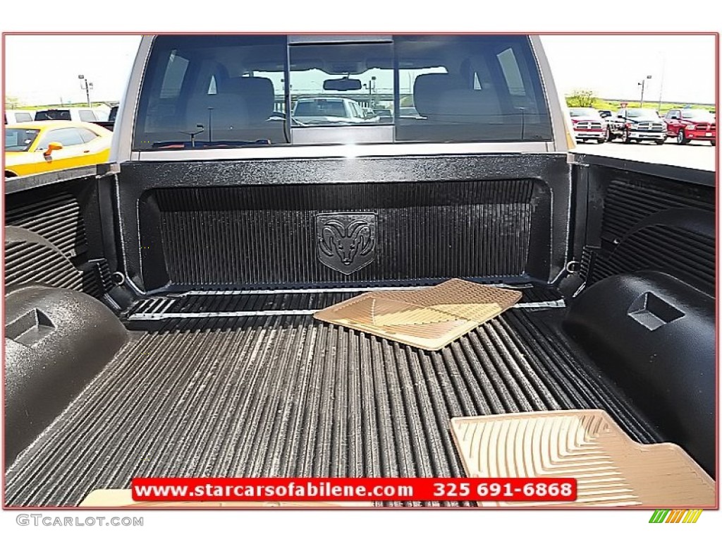 2010 Ram 1500 Lone Star Quad Cab - Austin Tan Pearl / Light Pebble Beige/Bark Brown photo #6