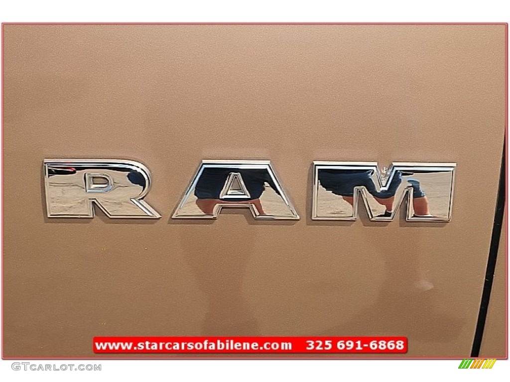 2010 Ram 1500 Lone Star Quad Cab - Austin Tan Pearl / Light Pebble Beige/Bark Brown photo #9