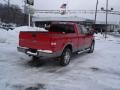 2006 Bright Red Ford F150 Lariat SuperCab 4x4  photo #16