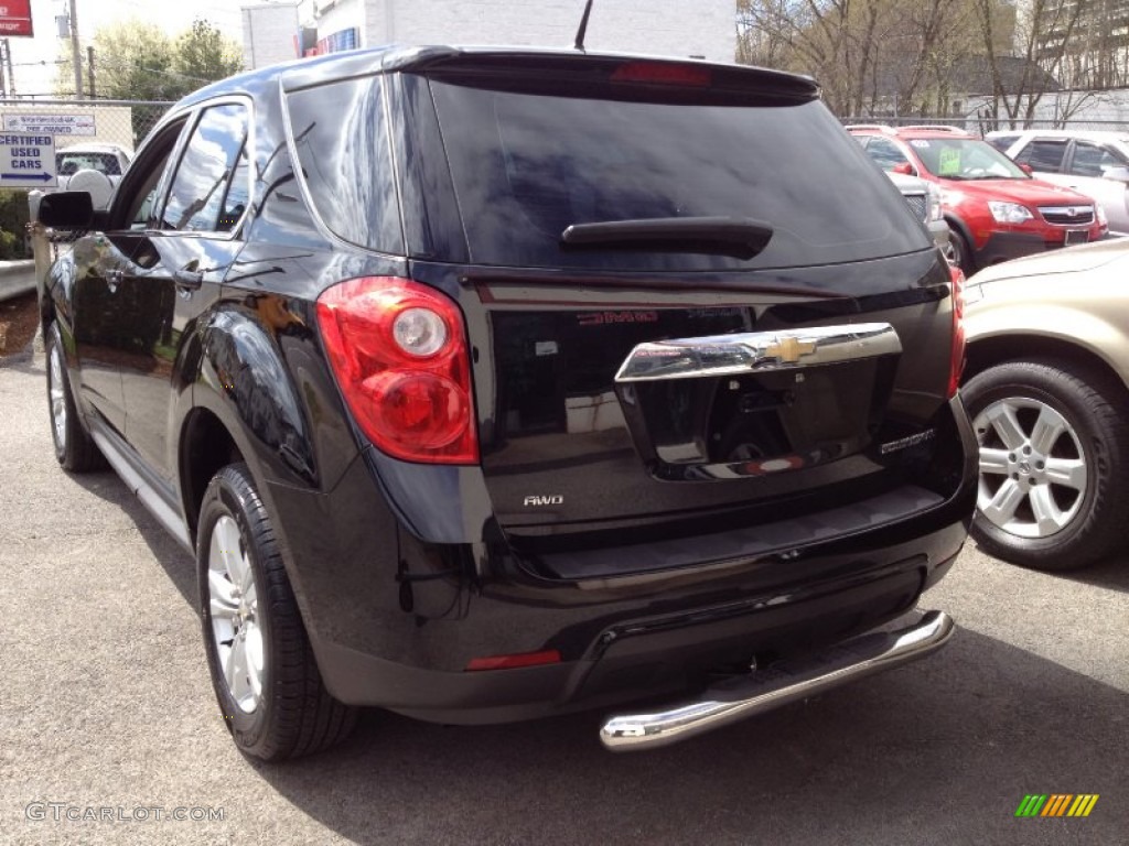 2010 Equinox LS AWD - Black / Jet Black/Light Titanium photo #8