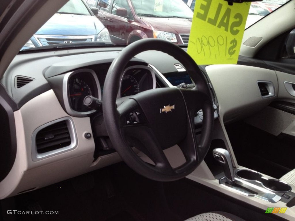 2010 Equinox LS AWD - Black / Jet Black/Light Titanium photo #17