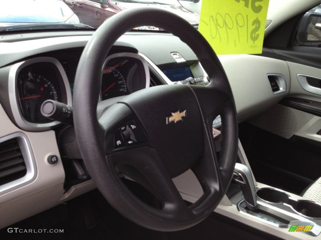 2010 Equinox LS AWD - Black / Jet Black/Light Titanium photo #18