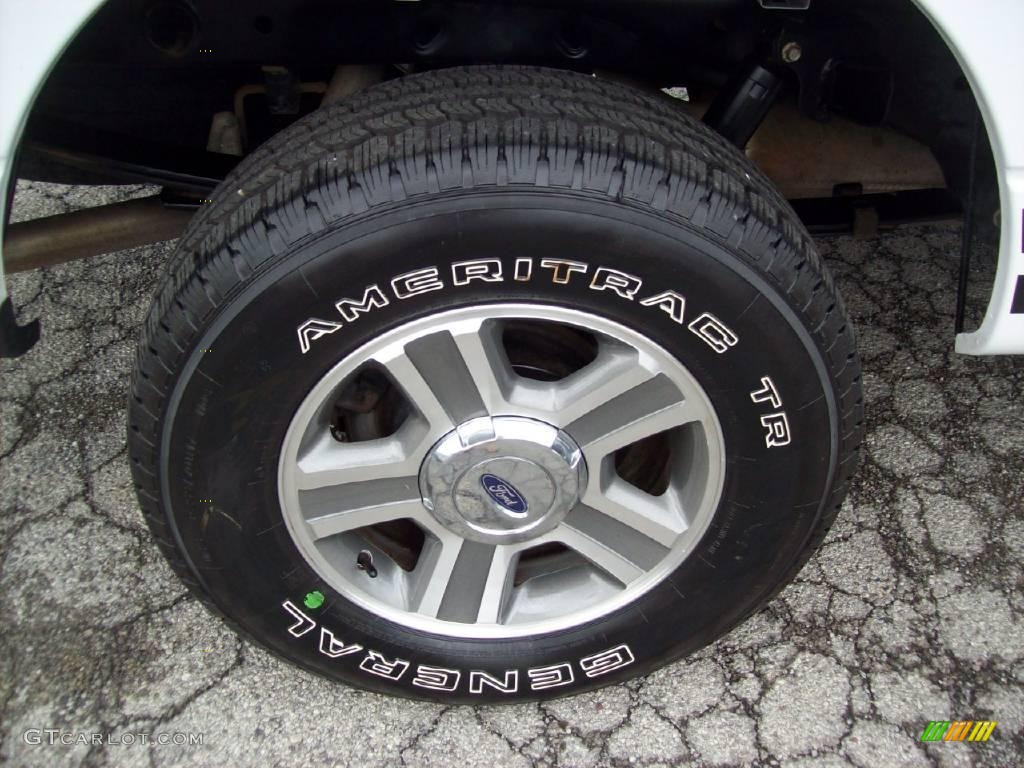 2006 F150 XLT SuperCab 4x4 - Oxford White / Medium/Dark Flint photo #20