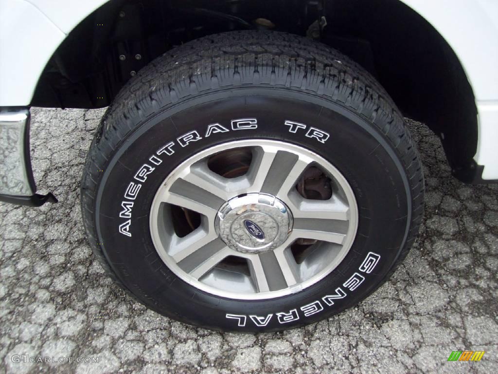 2006 F150 XLT SuperCab 4x4 - Oxford White / Medium/Dark Flint photo #22