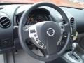 2012 Nissan Rogue Gray Interior Steering Wheel Photo