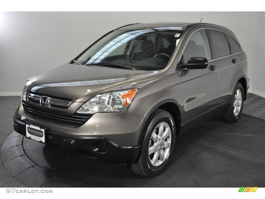 2009 CR-V EX 4WD - Urban Titanium Metallic / Black photo #1