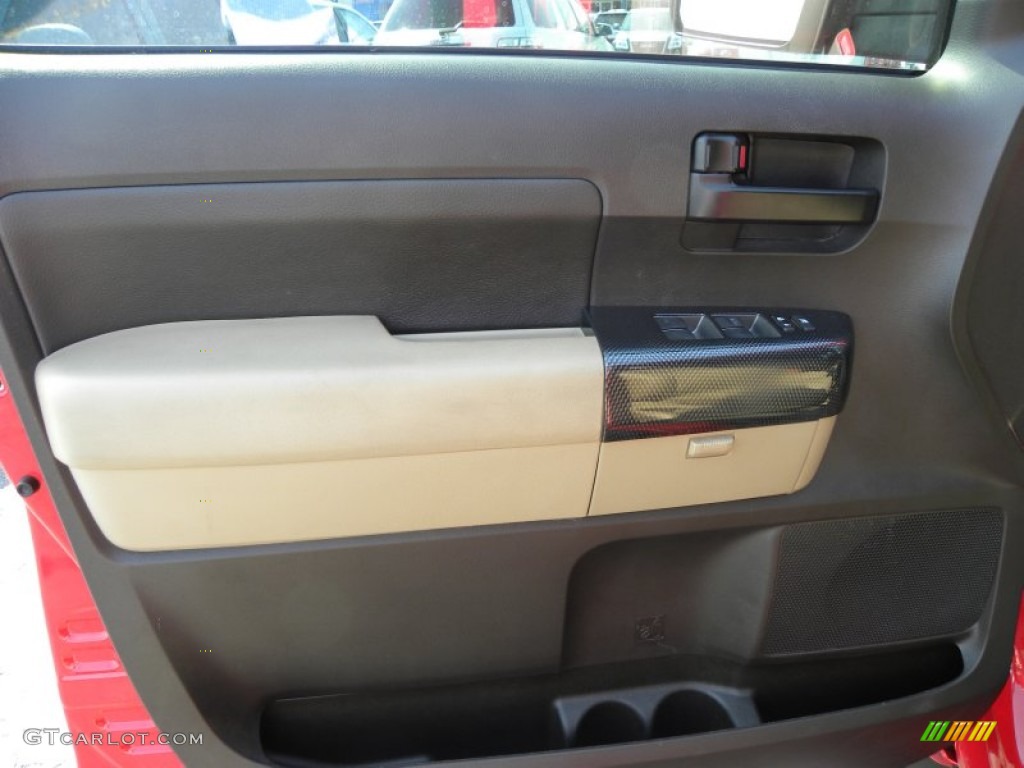 2010 Tundra X-SP Double Cab - Radiant Red / Sand Beige photo #5
