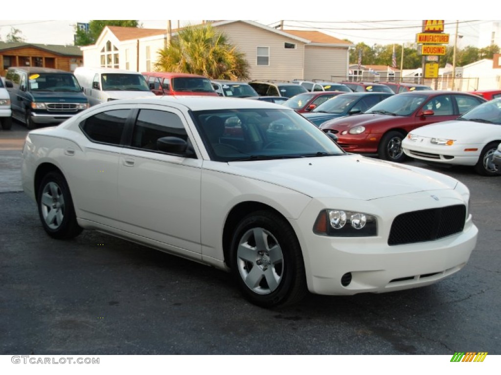 2008 Charger SE - Cool Vanilla Clear Coat / Dark/Light Slate Gray photo #2