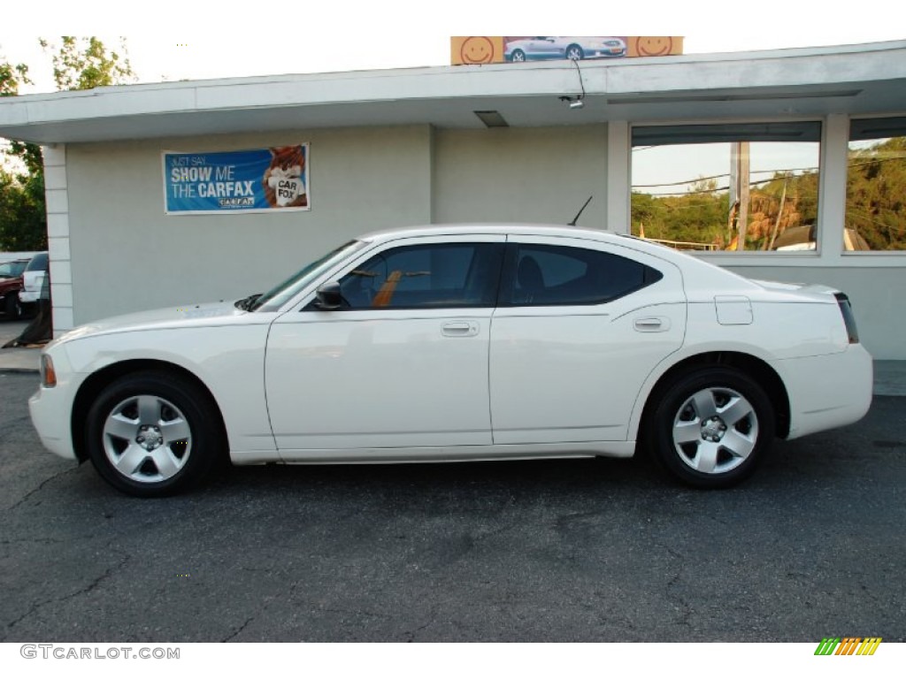 2008 Charger SE - Cool Vanilla Clear Coat / Dark/Light Slate Gray photo #4