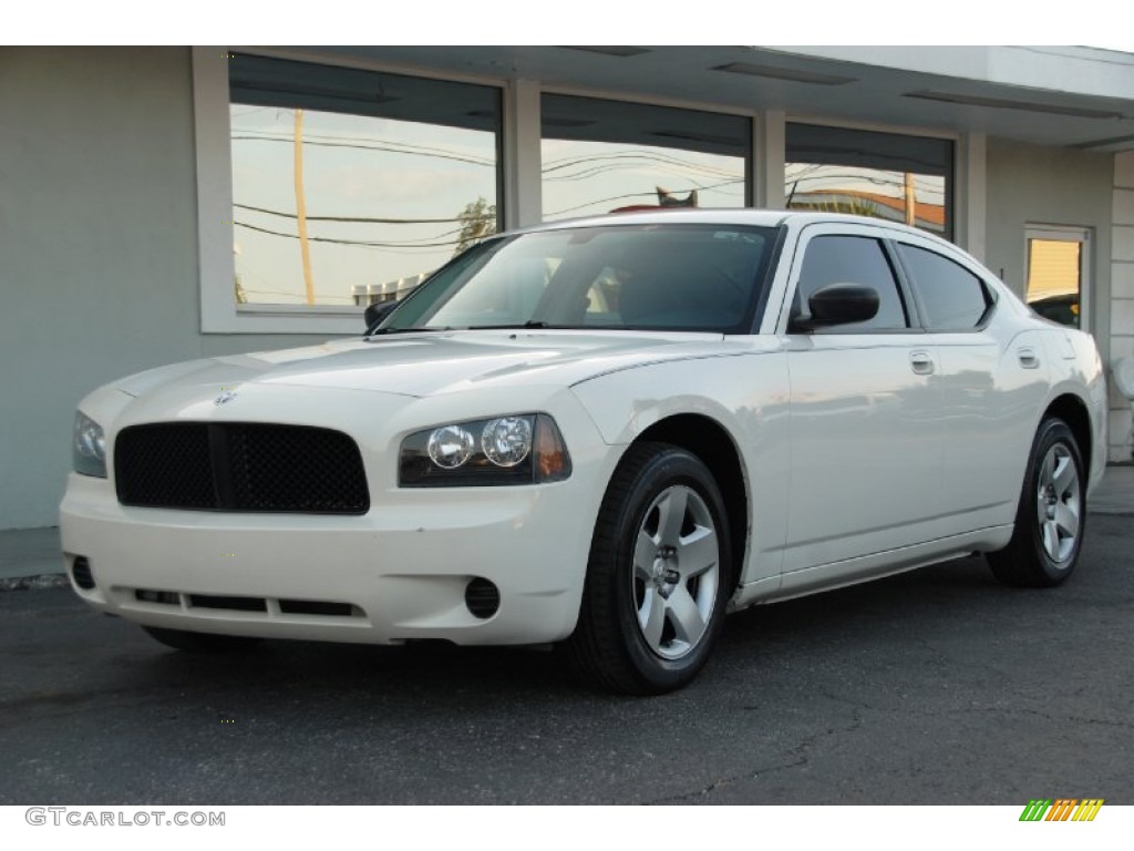 2008 Charger SE - Cool Vanilla Clear Coat / Dark/Light Slate Gray photo #9