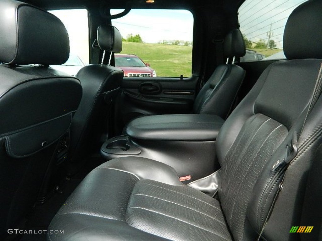 2002 Lincoln Blackwood Crew Cab Rear Seat Photo #63096422