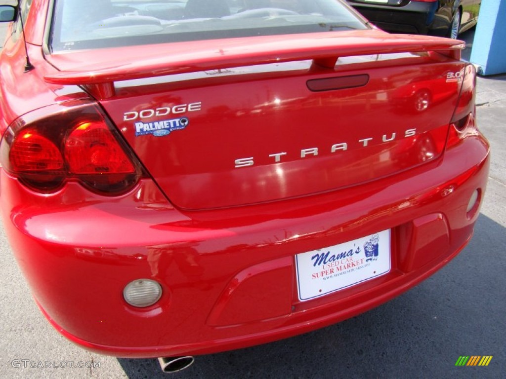 2003 Stratus R/T Coupe - Indy Red / Dark Slate Gray photo #29