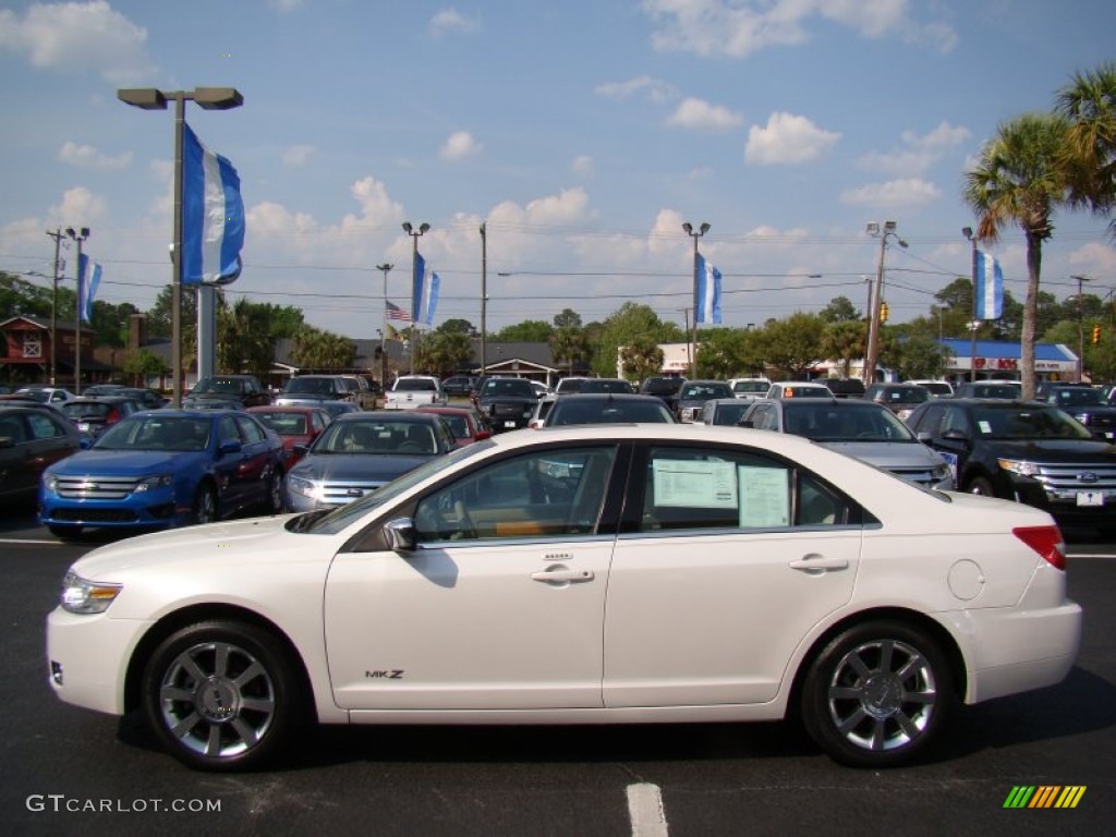 White Platinum Tri-Coat 2009 Lincoln MKZ Sedan Exterior Photo #63097559