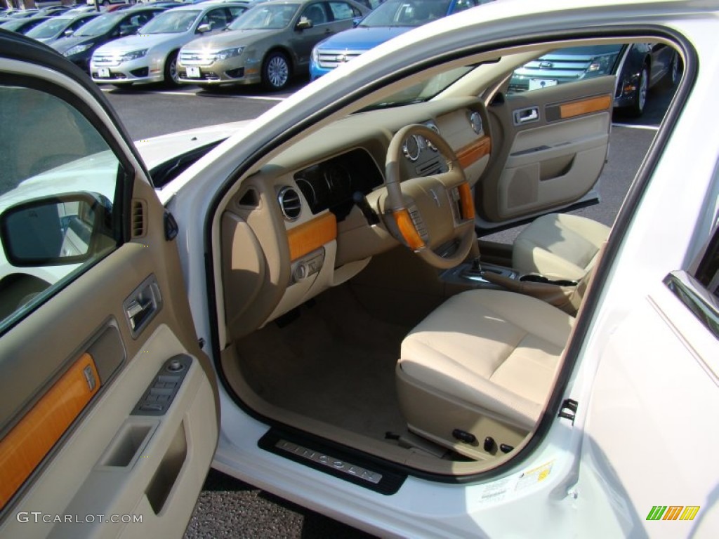 Sand Interior 2009 Lincoln MKZ Sedan Photo #63097571