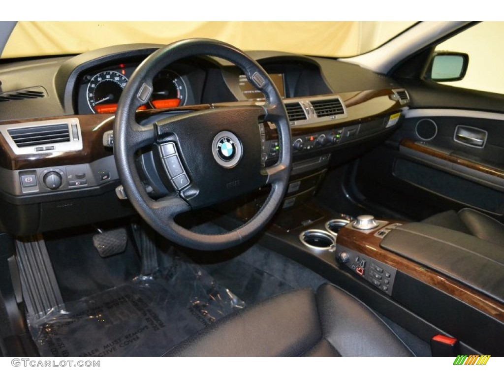 2002 7 Series 745i Sedan - Titanium Grey Metallic / Black photo #10