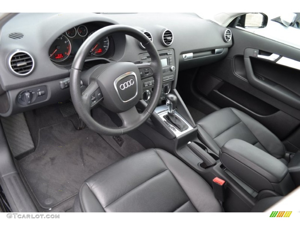 Black Interior 2008 Audi A3 2.0T Photo #63098318