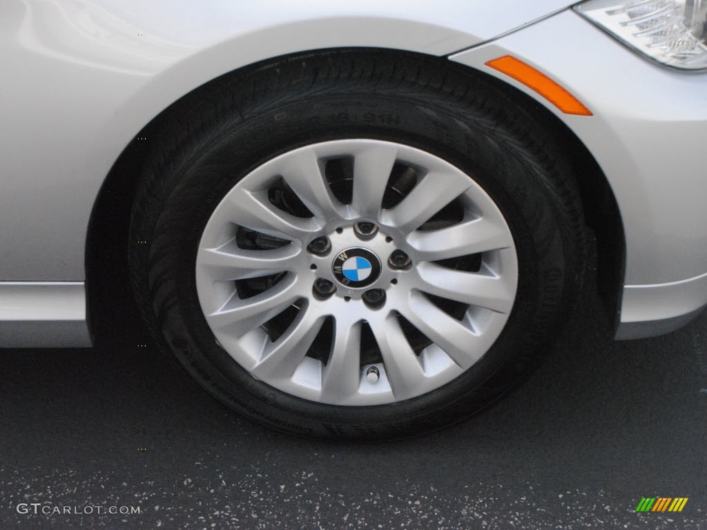 2009 3 Series 328i Sedan - Titanium Silver Metallic / Black photo #3