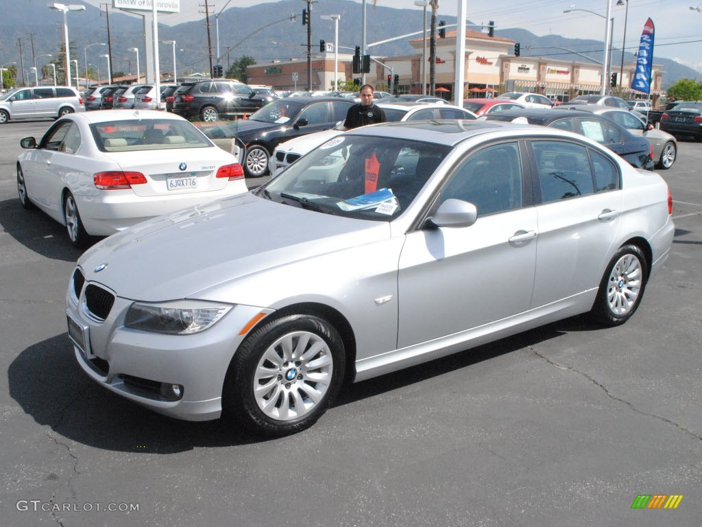 2009 3 Series 328i Sedan - Titanium Silver Metallic / Black photo #25