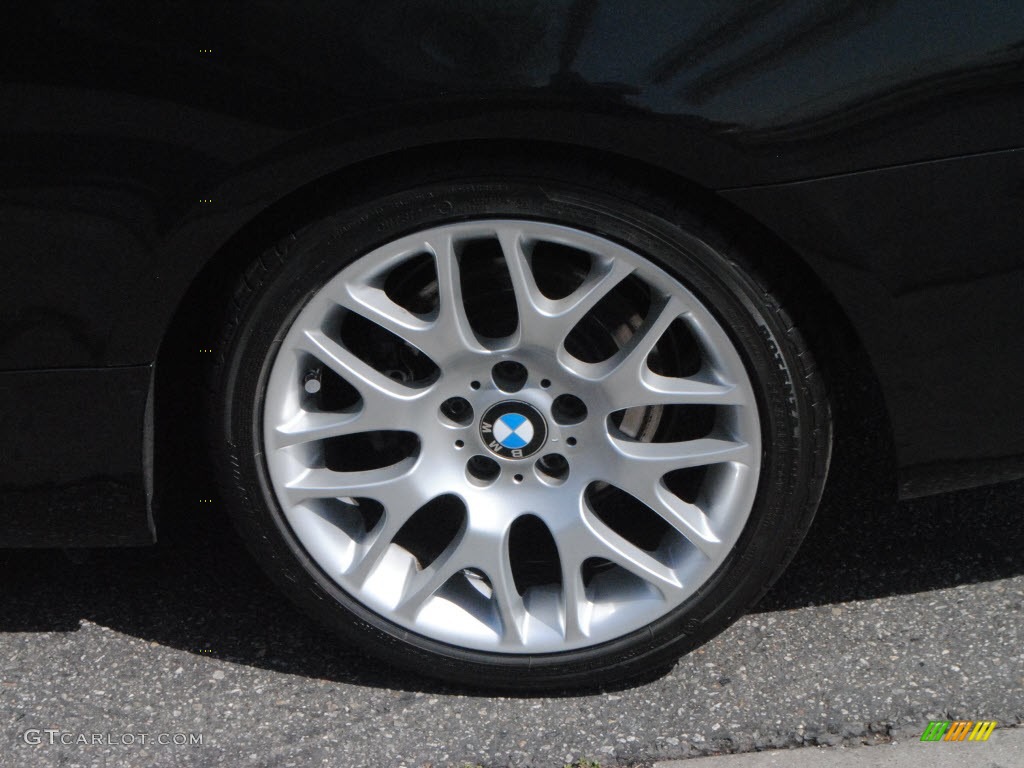 2008 3 Series 328i Coupe - Black Sapphire Metallic / Black photo #12