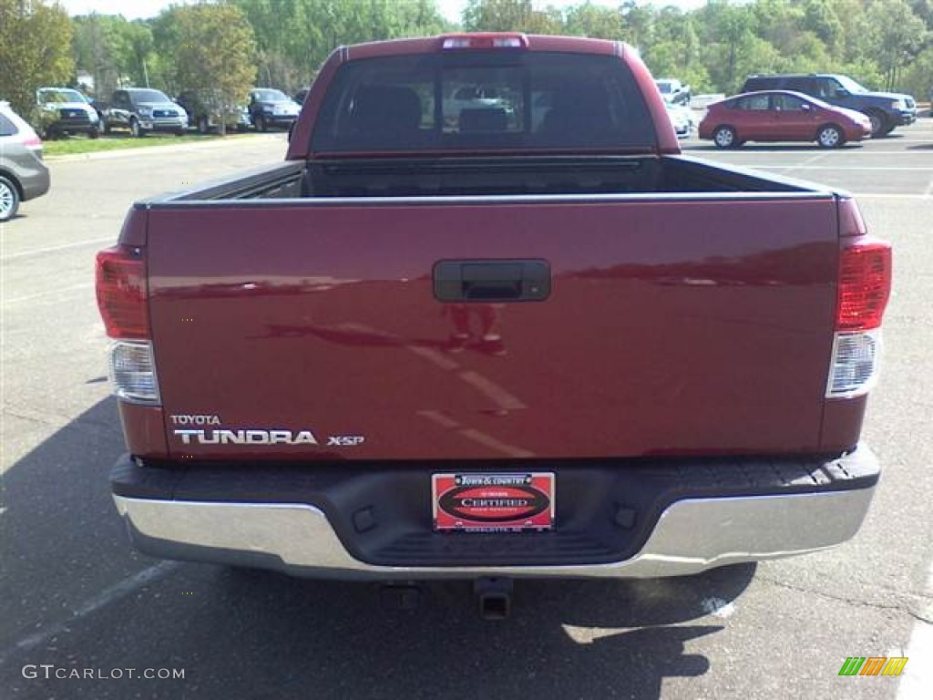 2010 Tundra X-SP Double Cab - Salsa Red Pearl / Black photo #4