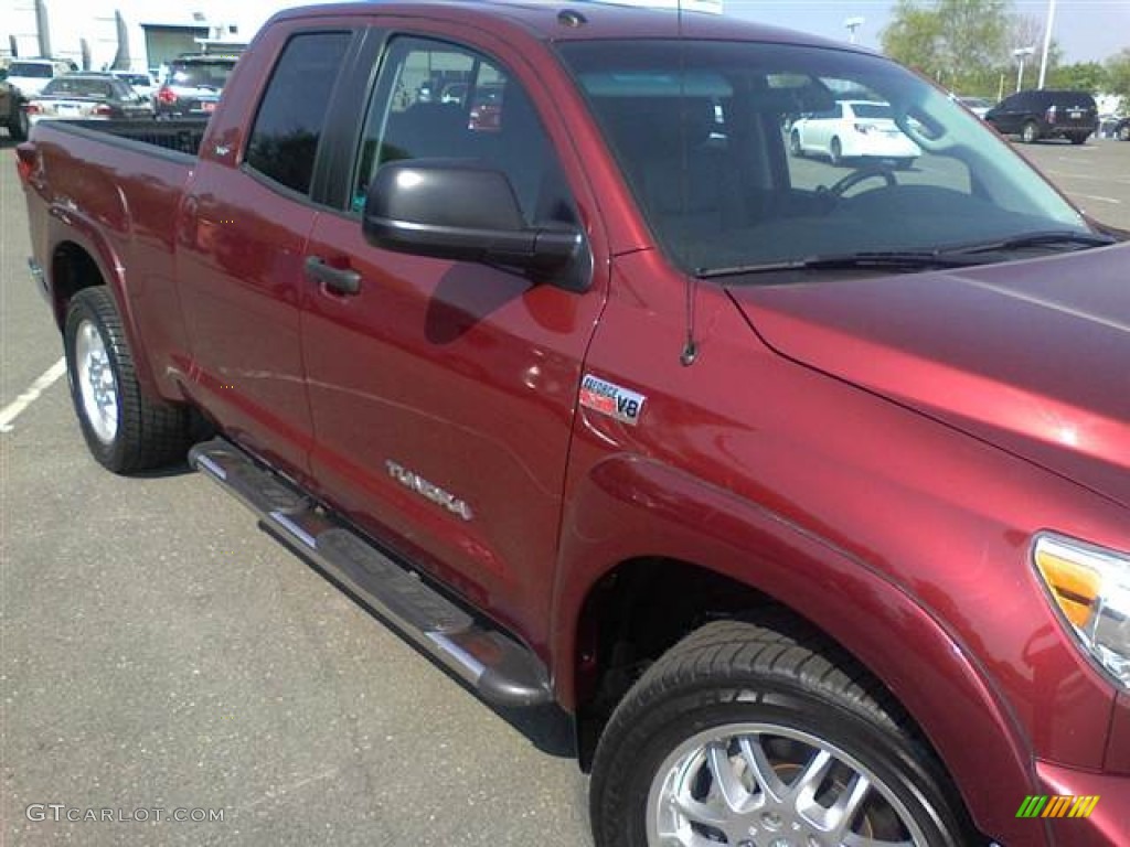 2010 Tundra X-SP Double Cab - Salsa Red Pearl / Black photo #24