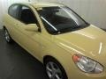 2008 Mellow Yellow Hyundai Accent SE Coupe  photo #20