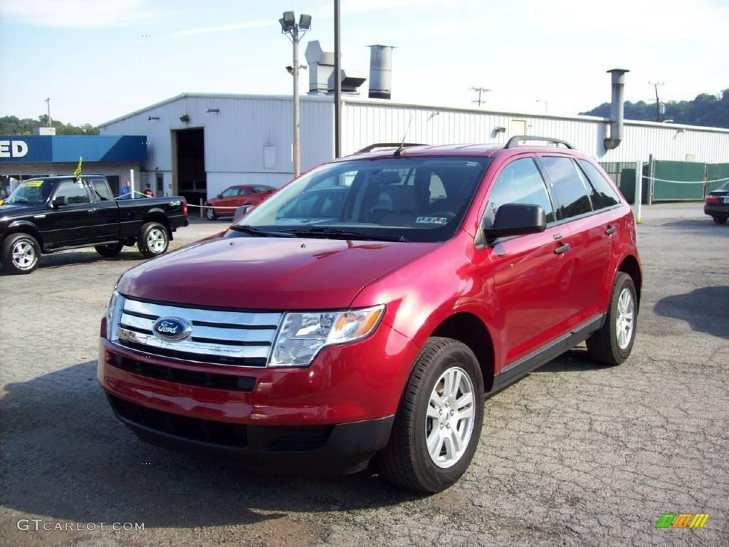Redfire Metallic 2007 Ford Edge SE AWD Exterior Photo #6310324